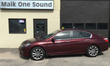 2013 Honda Accord with professional window tint